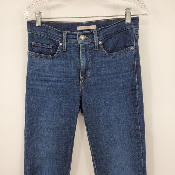 Levi's 311 Shaping Skinny Women's Dark Wash Skinny Fit Jeans Size 27 - Picture 5 of 8